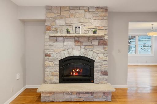 Gas fireplace VS fire