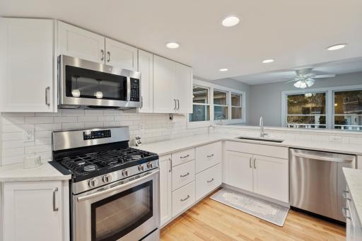 Remodeled kitchen