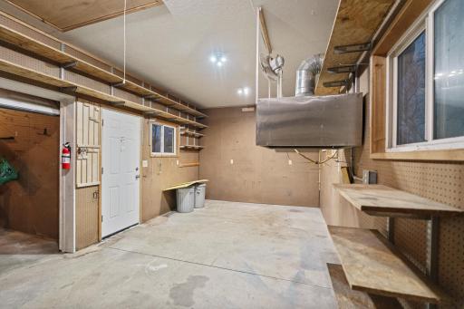 workshop space off of garage