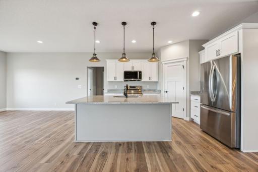 Good sized pantry for added kitchen storage