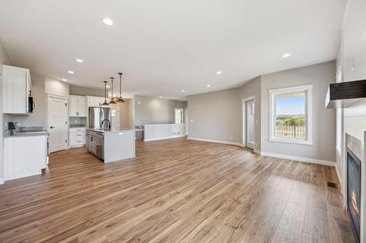 Vaulted ceiling in main living area and 9 foot ceilings the rest of the main level! *Photo of previous spec - colors may vary on current spec home*