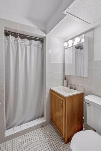 Lower level 3/4 bathroom
