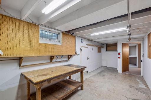 Lower level workshop