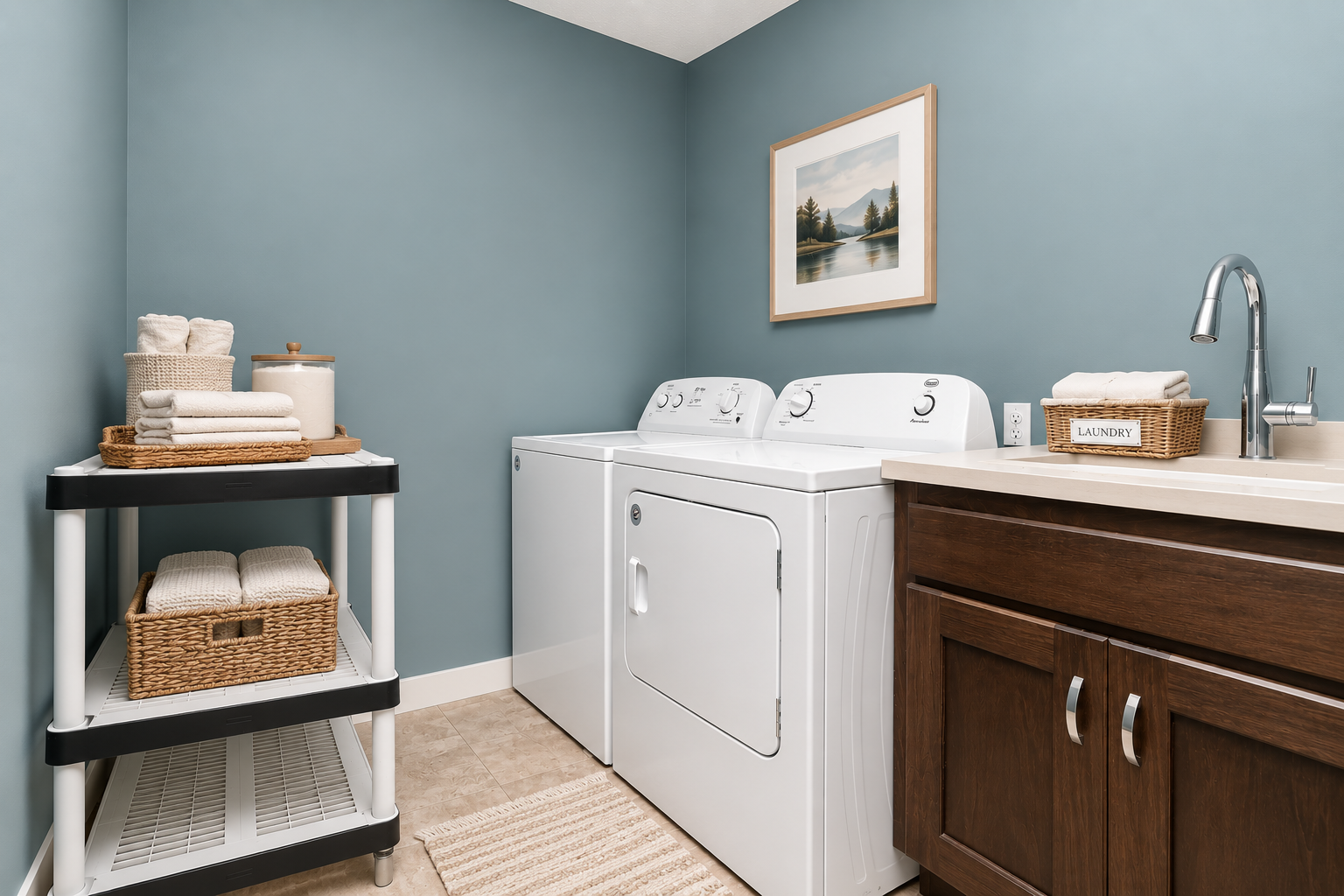 Main Floor Laundry. *Photos have been virtually staged to showcase decor