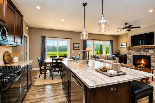 Kitchen/Dining. *Photos have been virtually staged to showcase decor