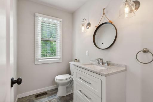 Main floor half bath