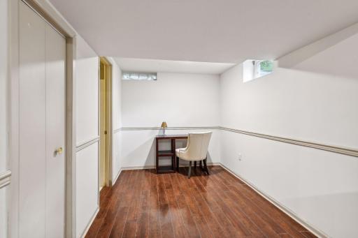 LL flex space - future bedroom w/ egress