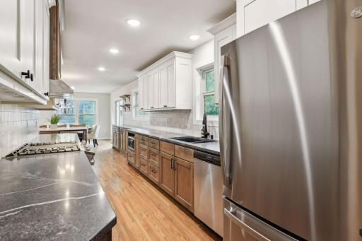 Gorgeous tile backsplash