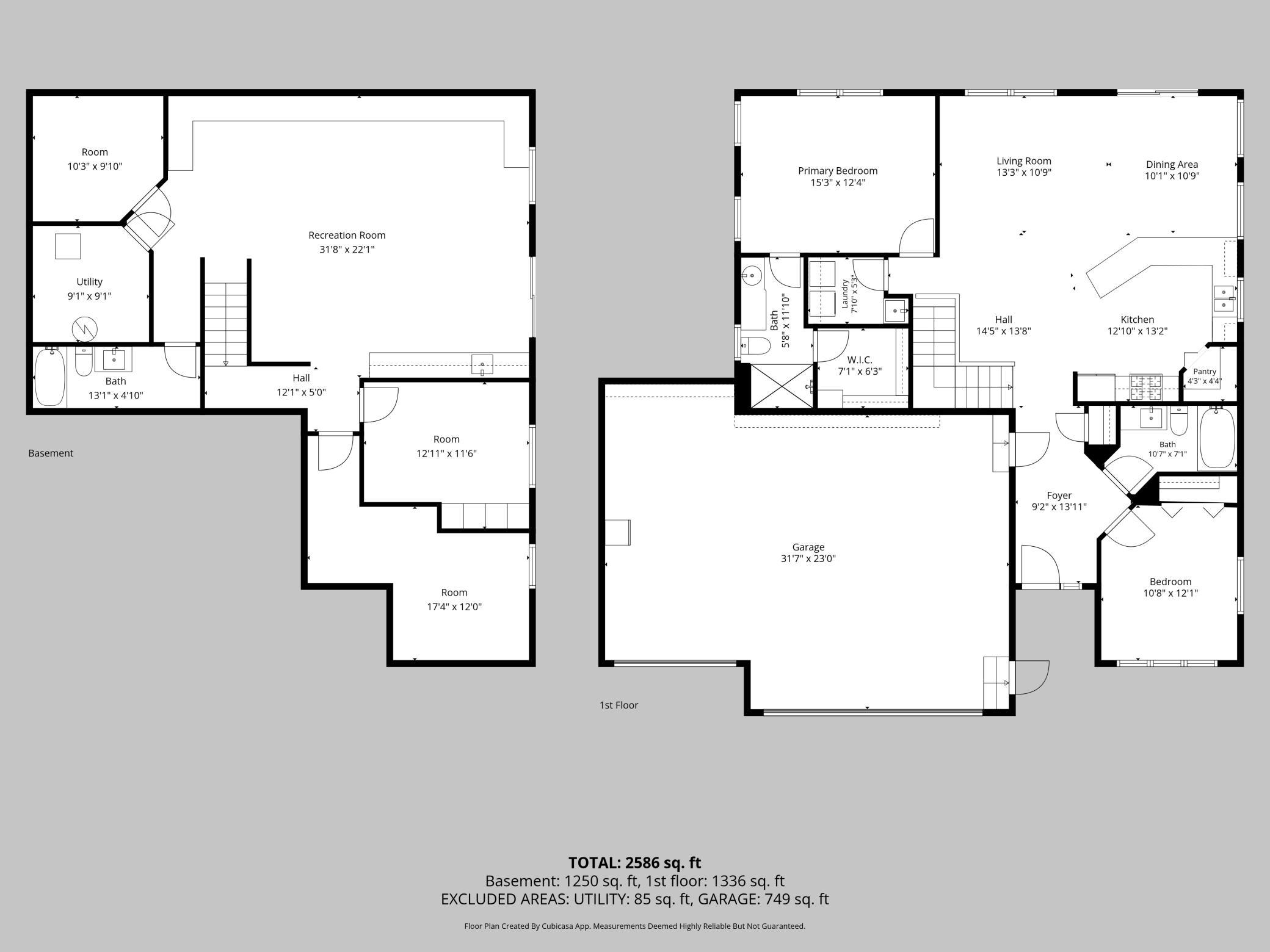 All levels floor-plan.