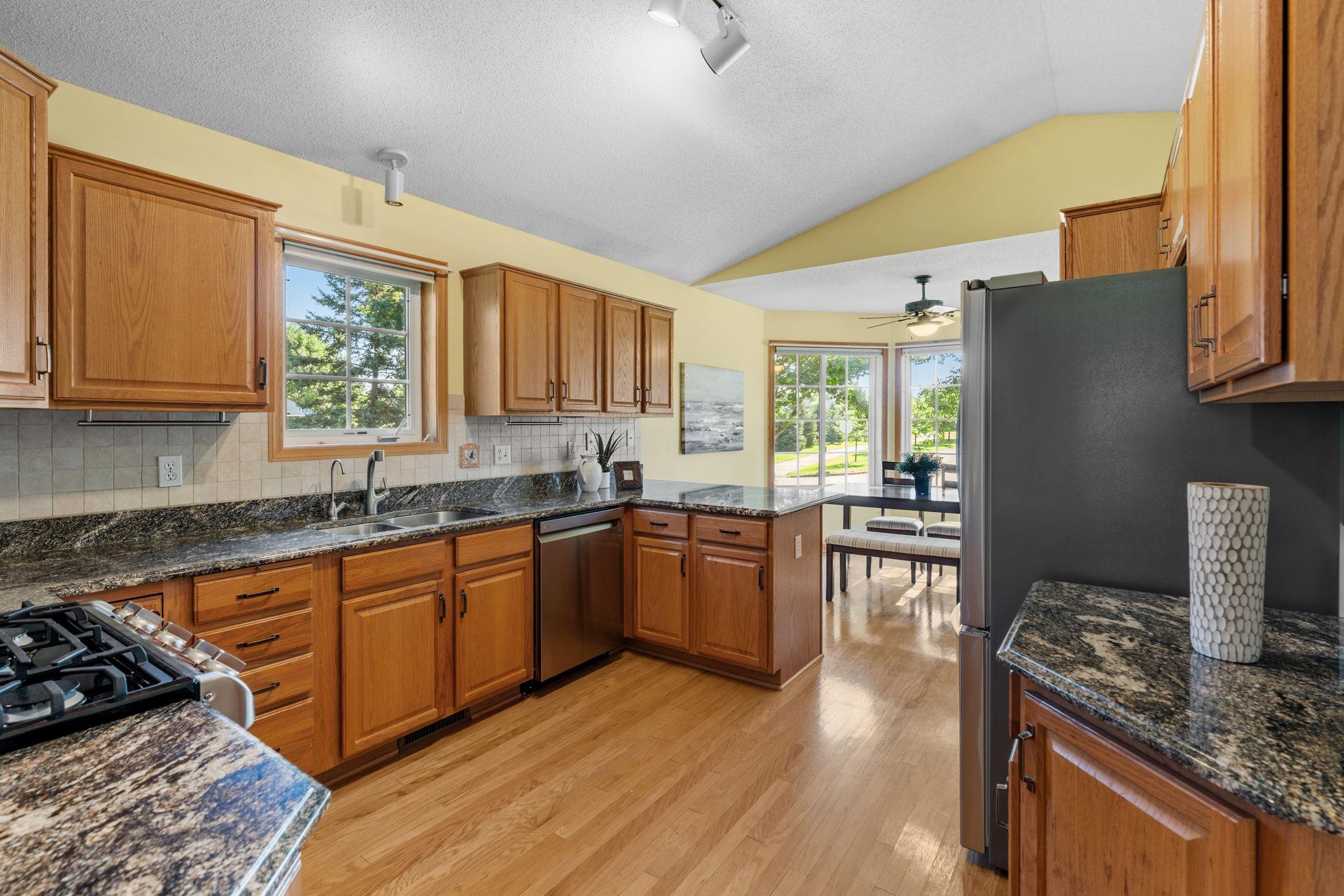 ...is next to a beautiful Kitchen...