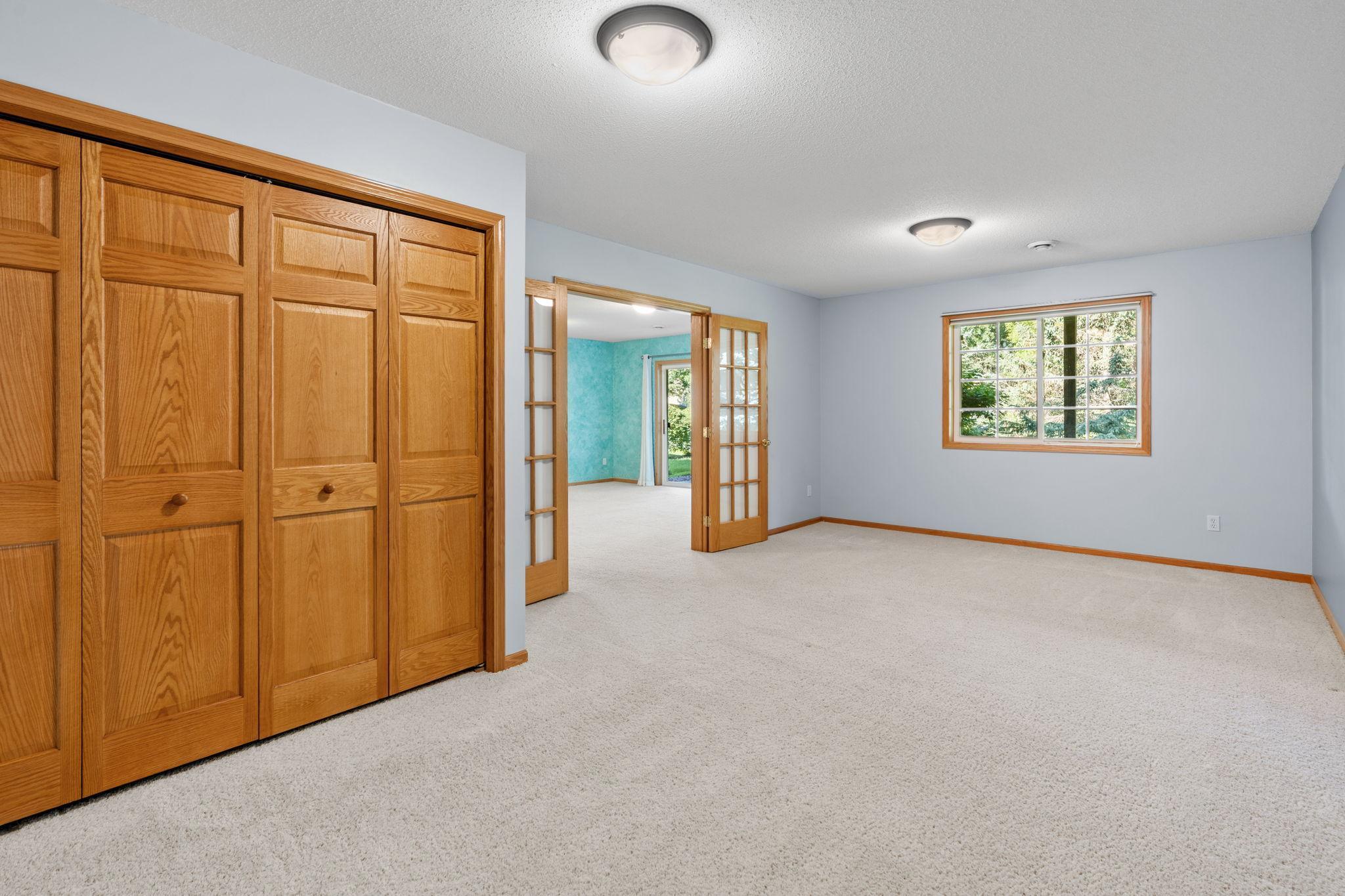 Lower level third Bedroom.