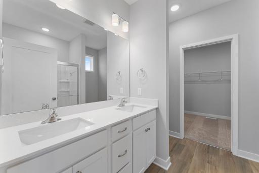 Primary Bathroom (Example of a previous home)
