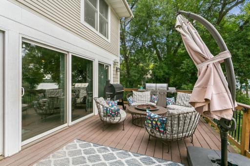 Deck - Tree in Photo Is Now Gone Providing Panoramic Water Views