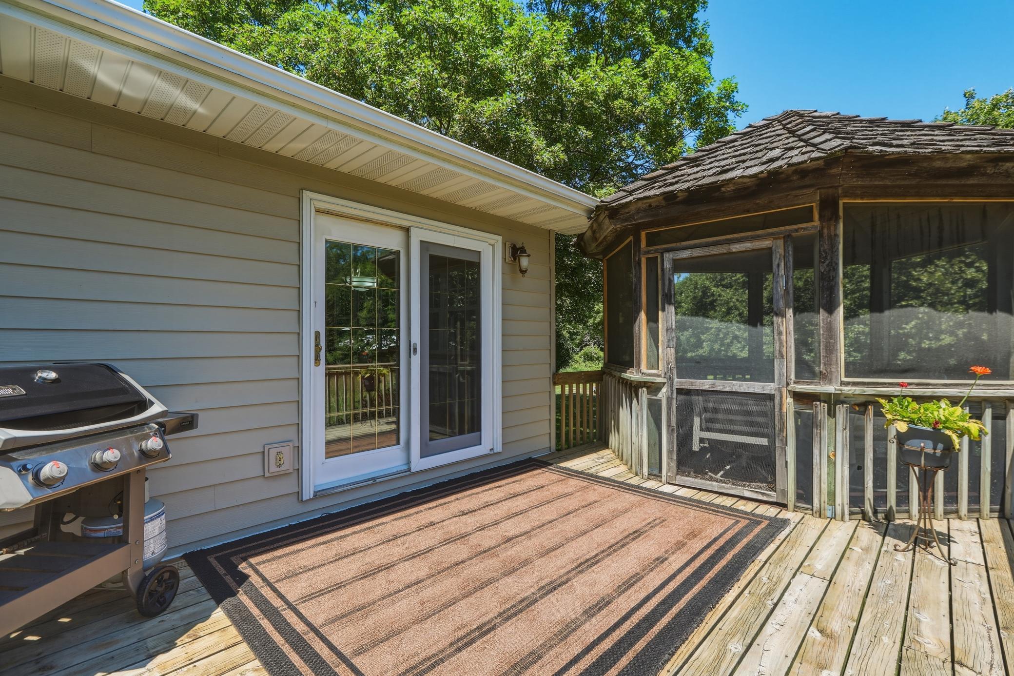Deck w/ Screened Gazebo