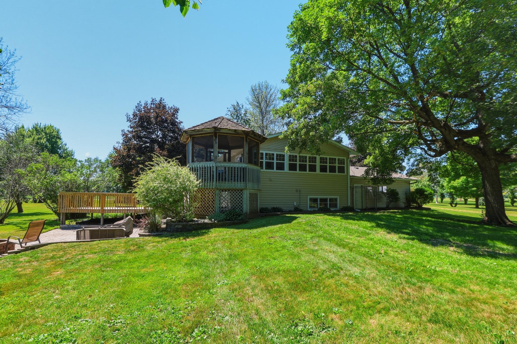 Backyard Deck w/ Screened Gazebo