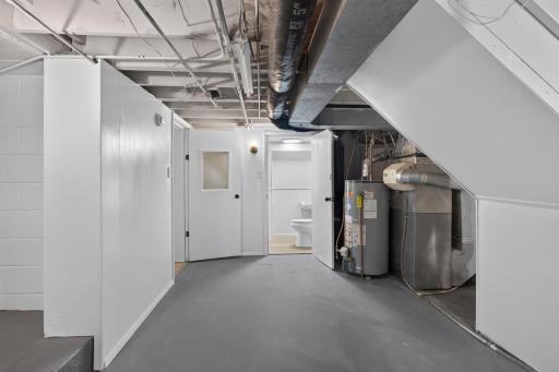 Lower Level Mechanical and Storage