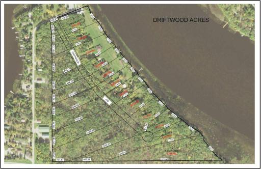 Aerial Map with Survey Lines