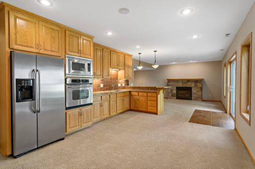 View of lower-level Kitchenette