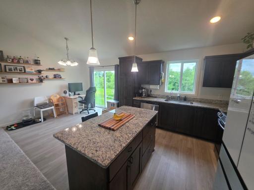 Photo for 947 Breckenridge Lane, Montrose, MN 55363 - listing #7106952 Open airy vaulted kitchen w/center Island