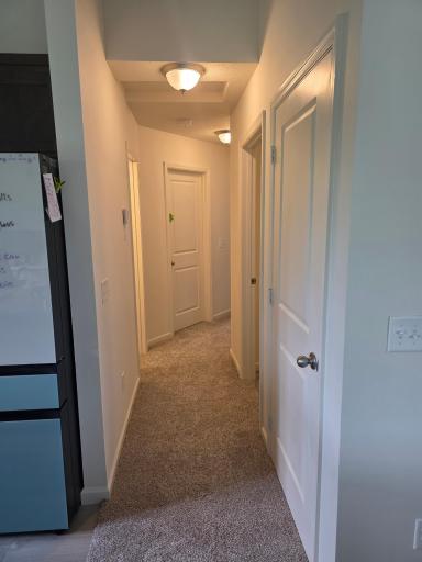 Main floor hallway with upgraded white trim