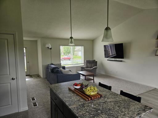 From Kitchen looking thru the main level living room
