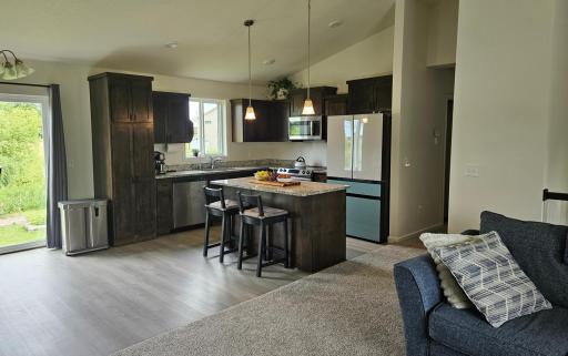 Spacious Eat in Kitchen with center island