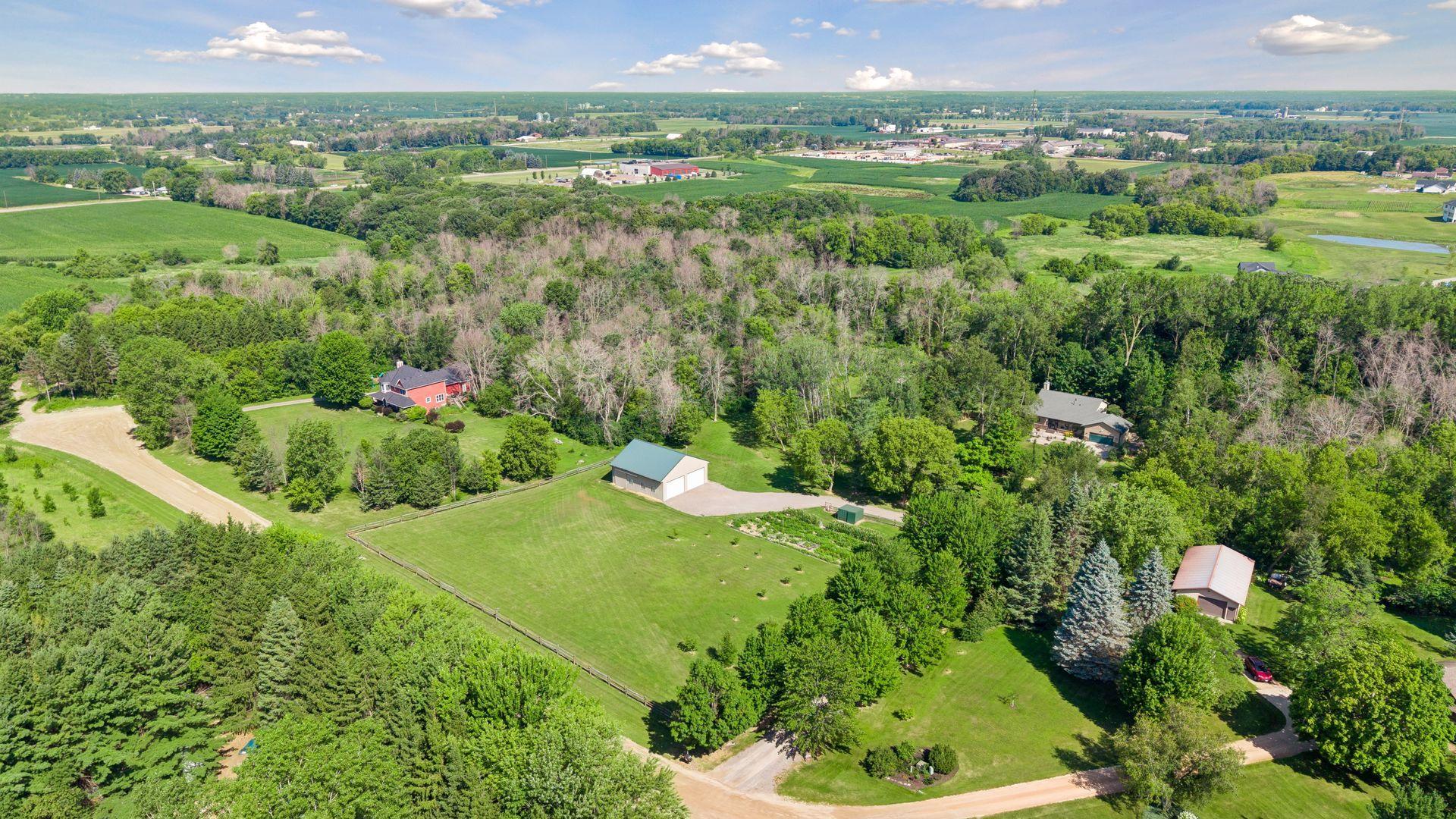 Situated on 4.69 acres, the perfect setting for horses, or just enjoying your peaceful and private surroundings
