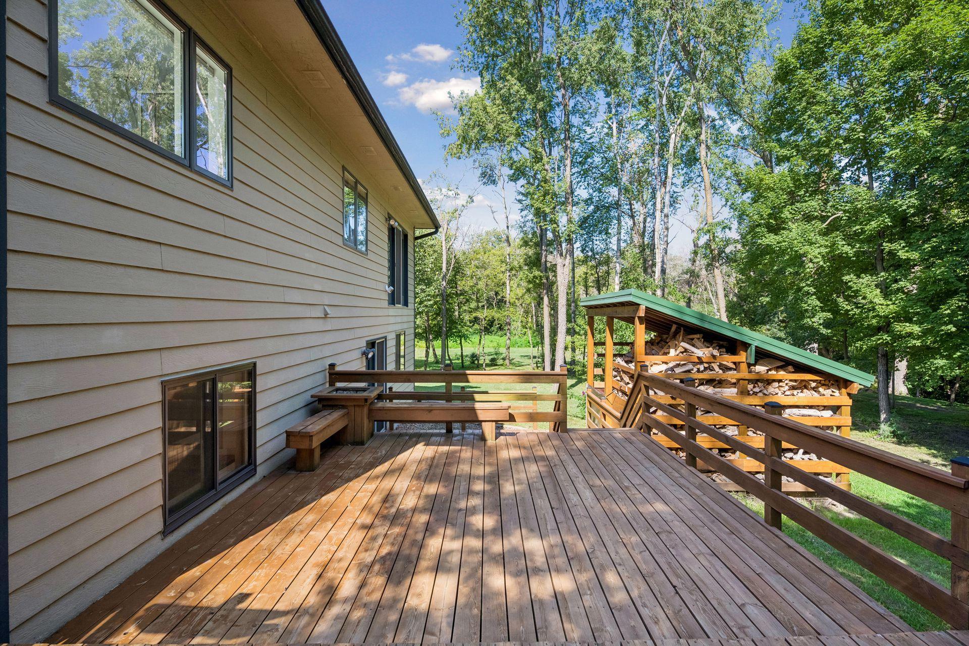 Enjoy wooded privacy, and plenty of wildlife in your own backyard oasis