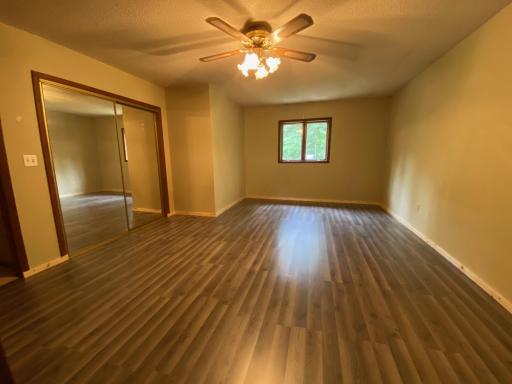 Master bedroom has great closet space and bathroom