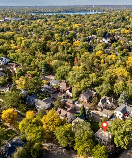 Ideally located just one block from Minnehaha Creek, with Lake Harriet and miles of trails nearby.