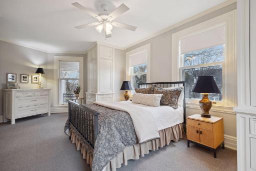A second view of this comfortable, well-appointed primary bedroom suite.