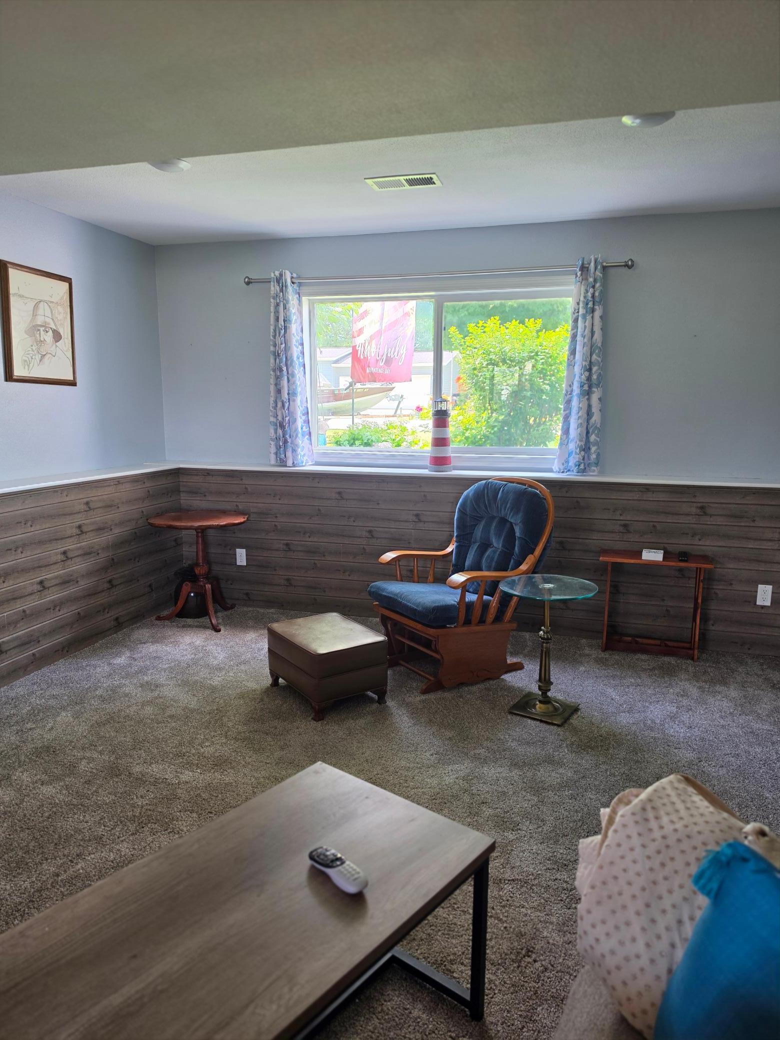Lower level family room
