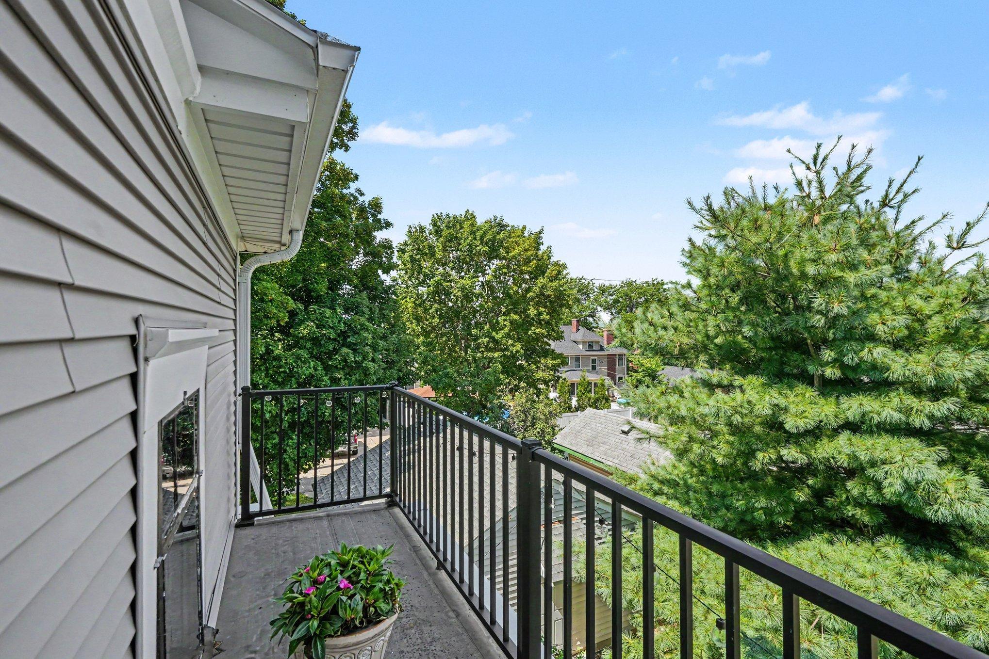 Balcony off Bedroom