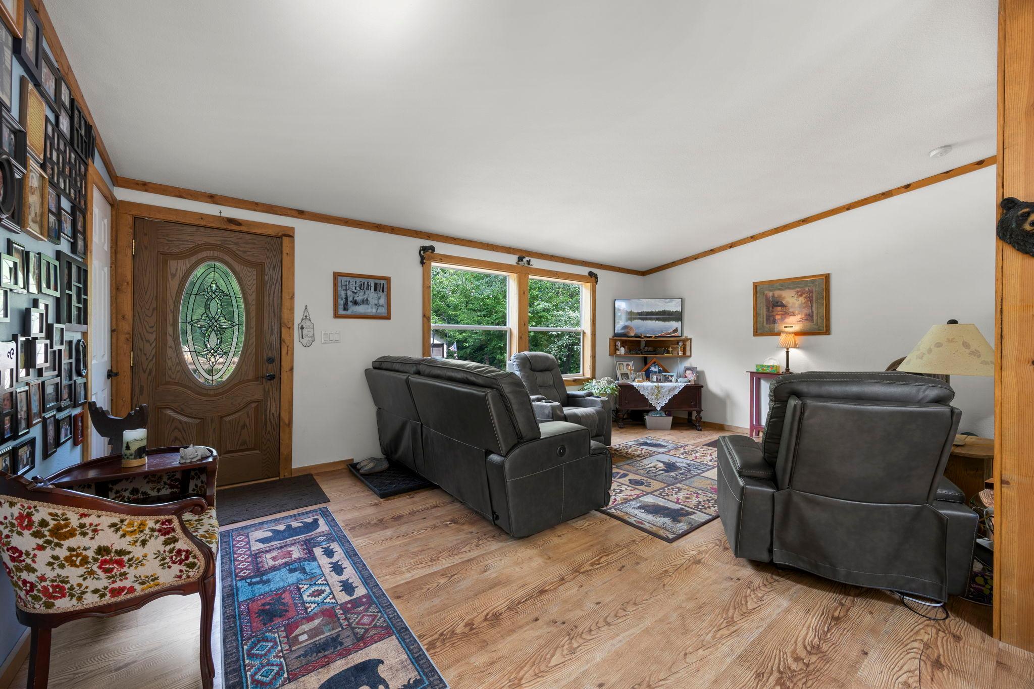Updated flooring and trim through out the home.