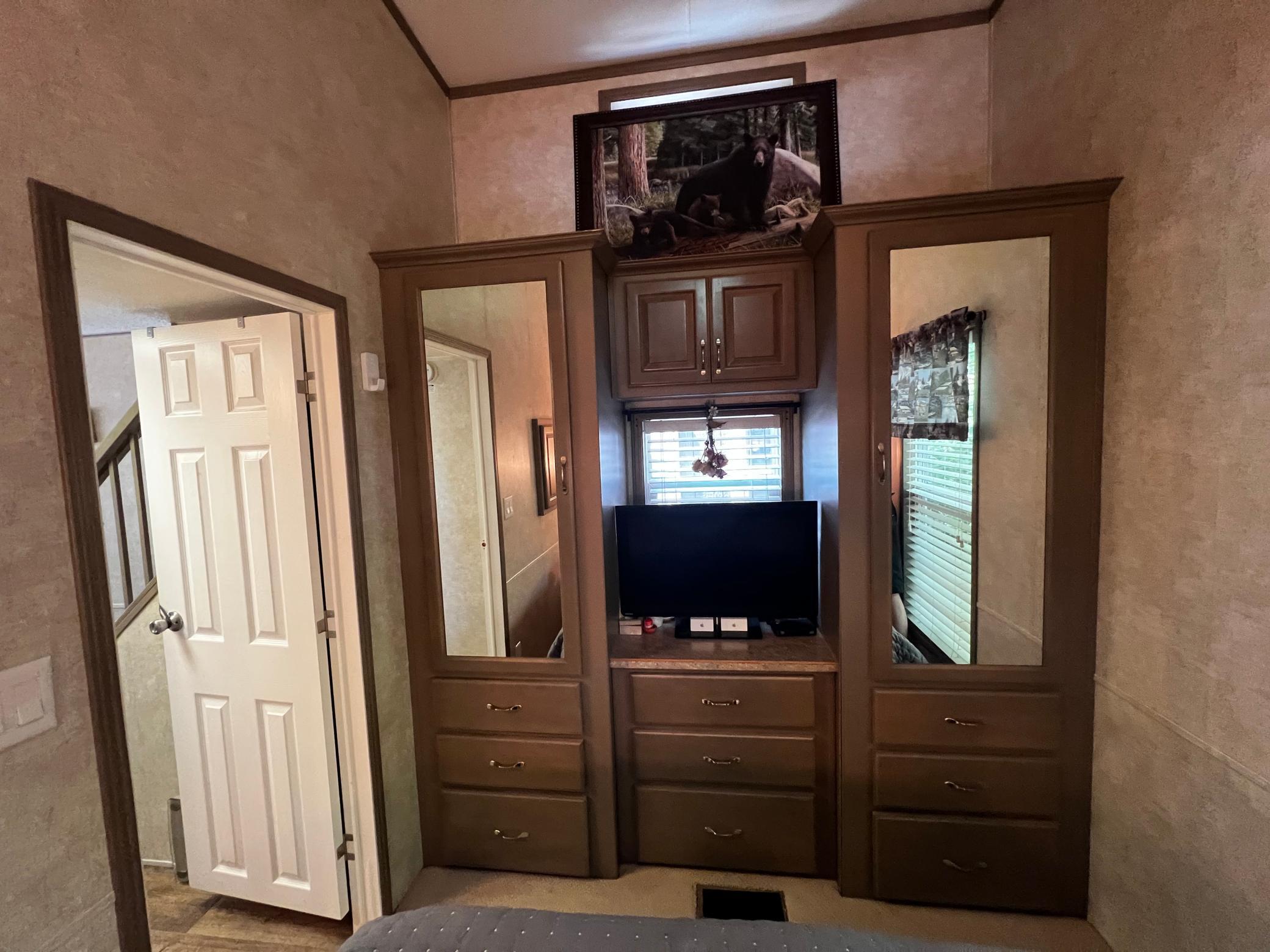 Plenty of bedroom storage
