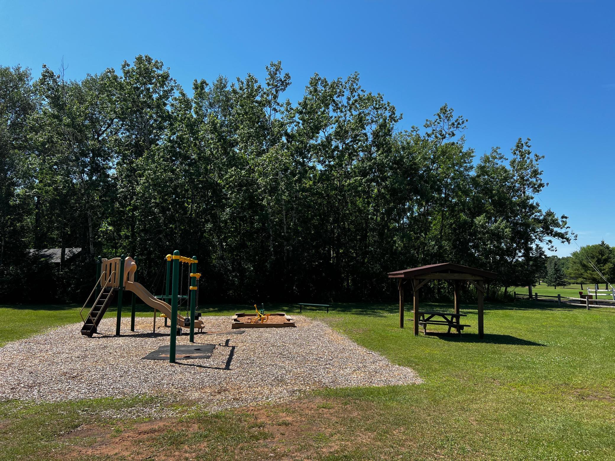 Playground right across the way