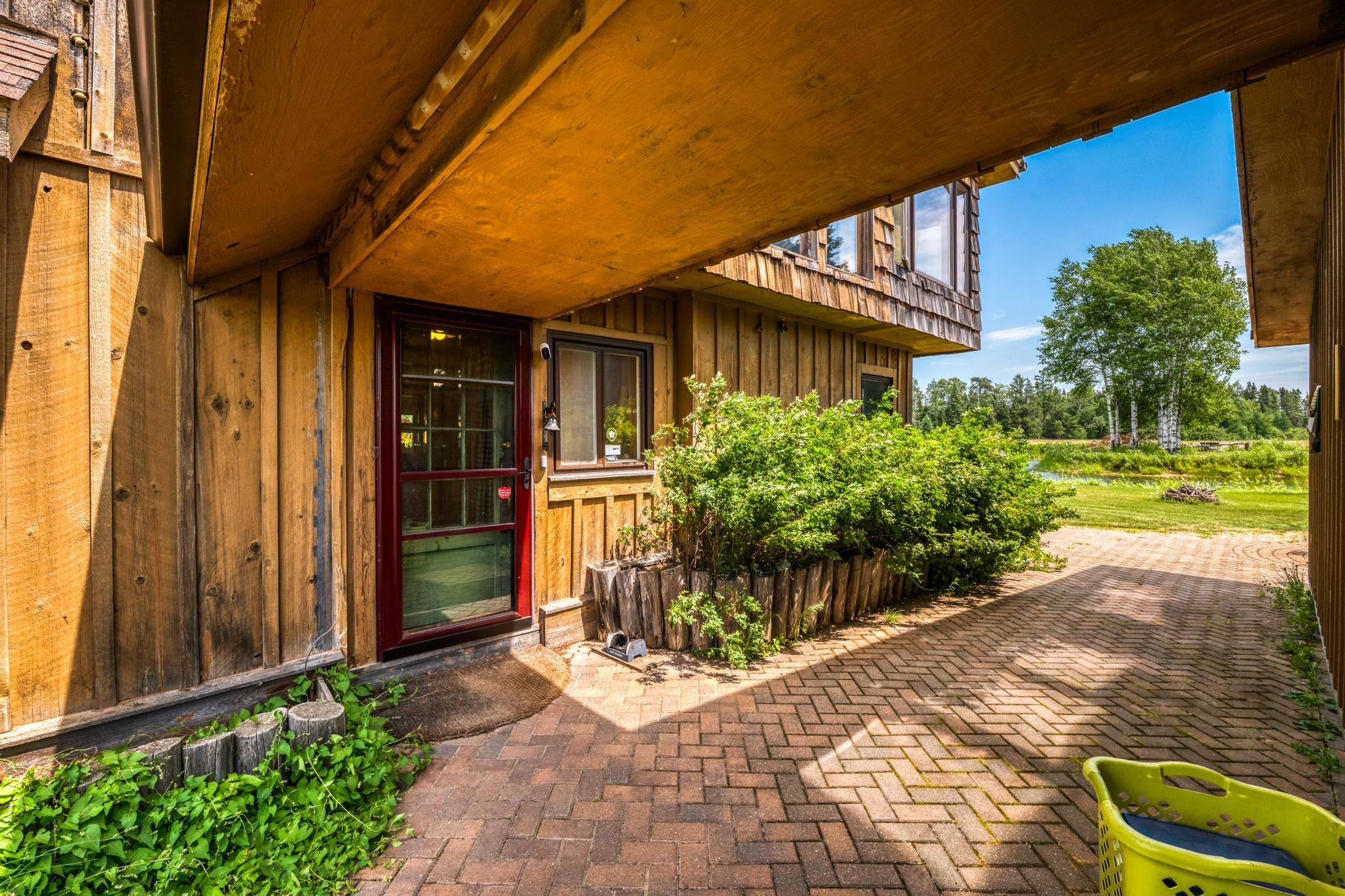 Covered home entry