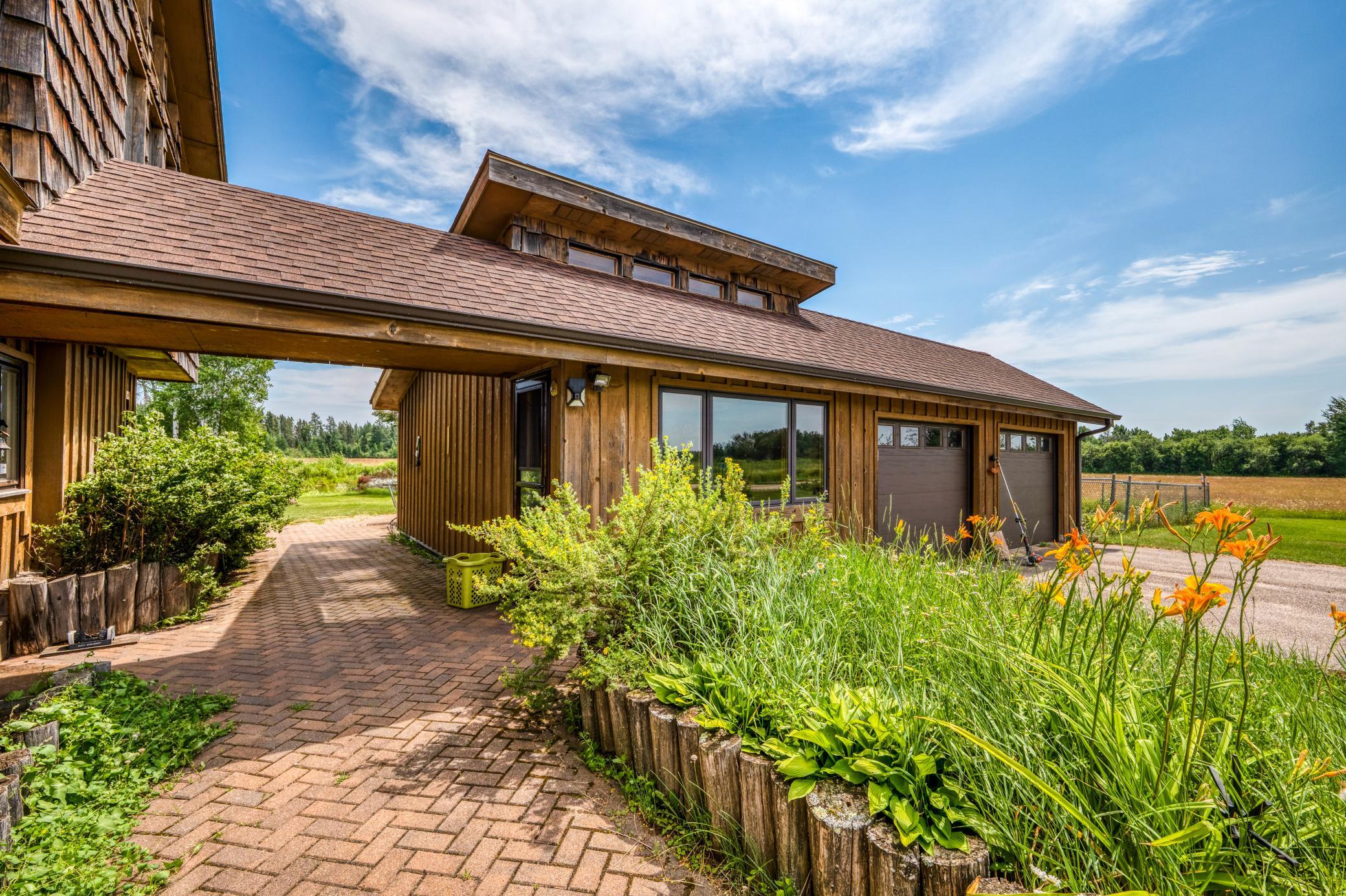 Game room and 2-stall garage