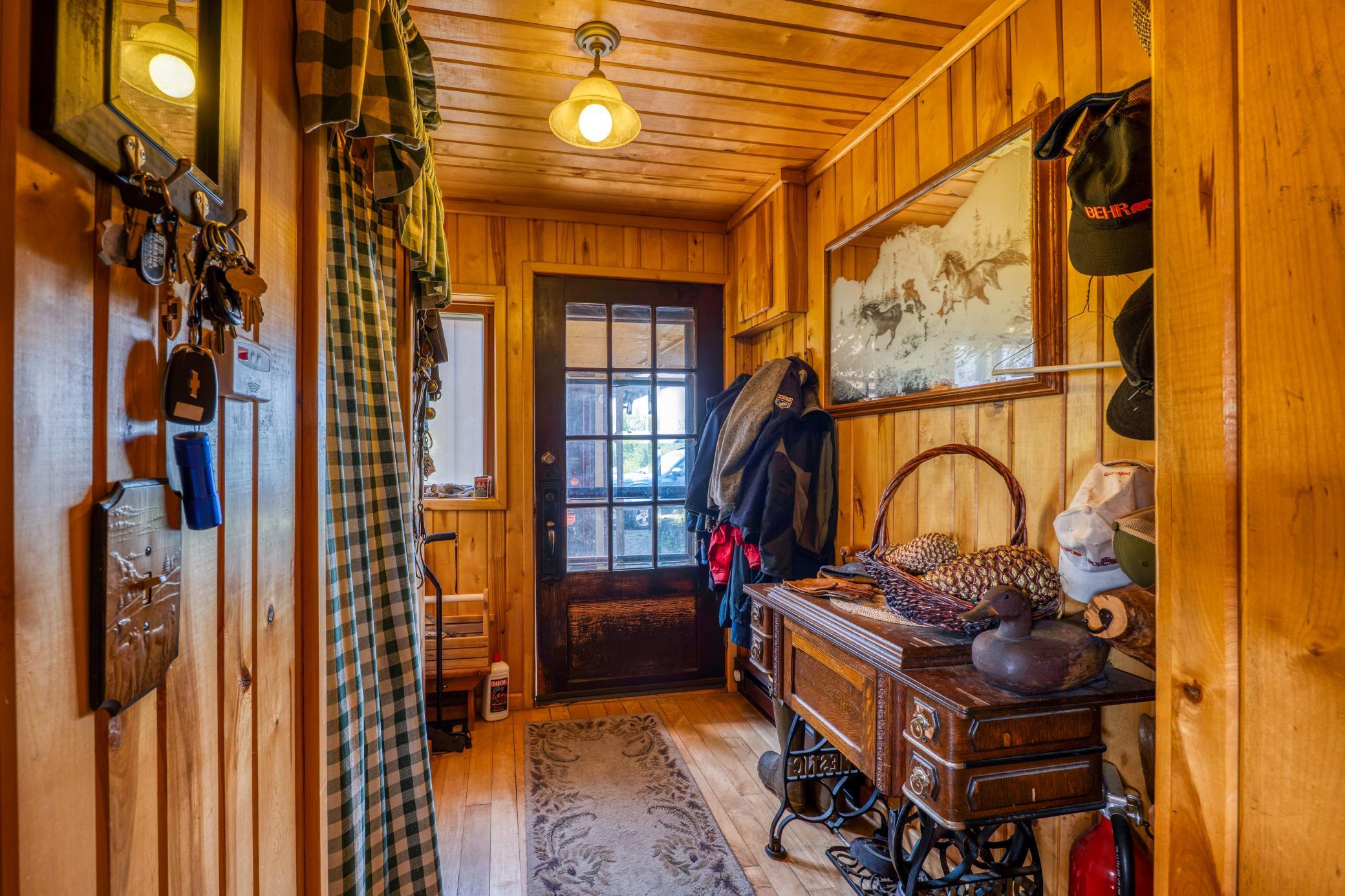 Entry toward garage