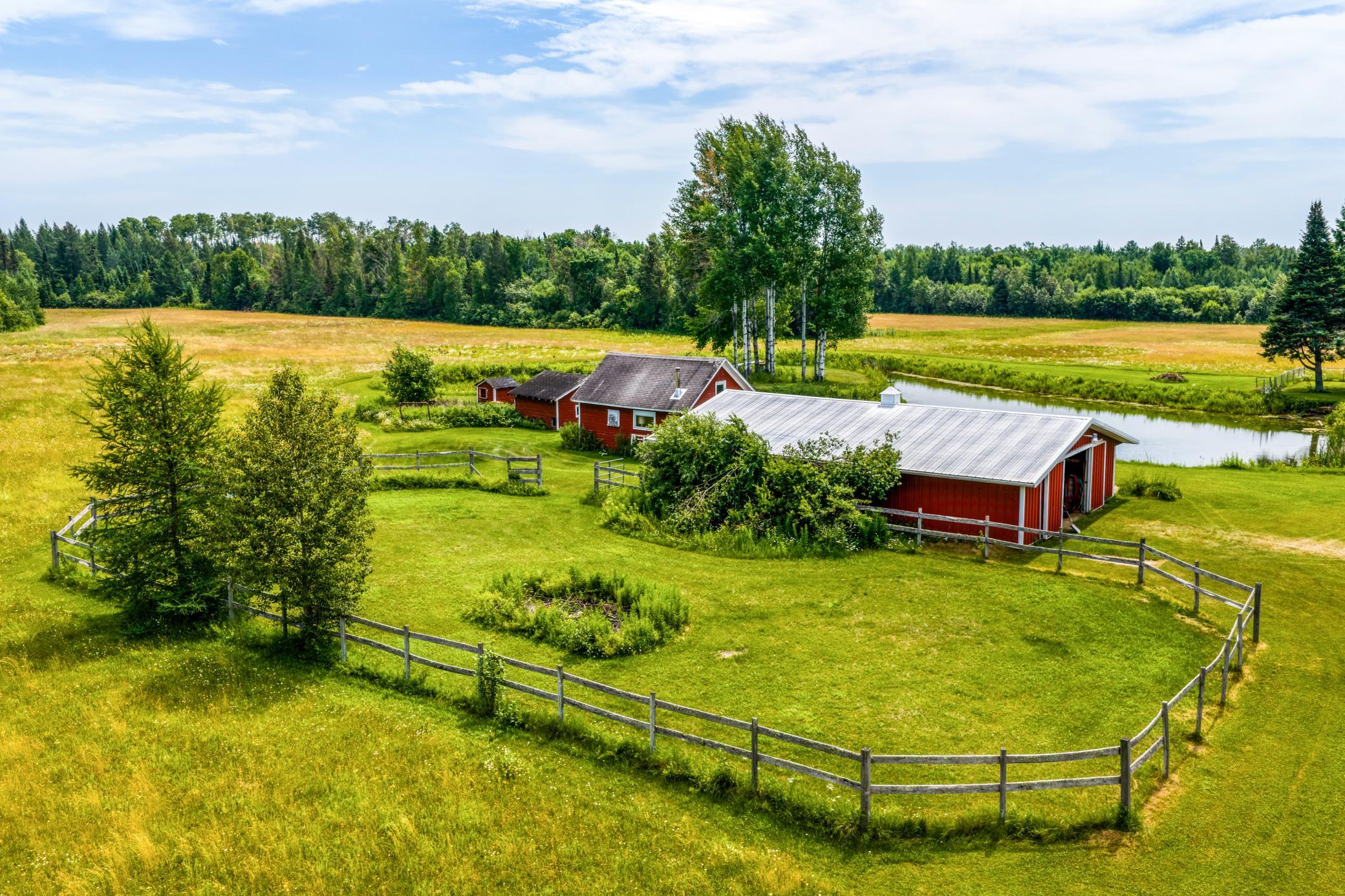 Riding arena and barn