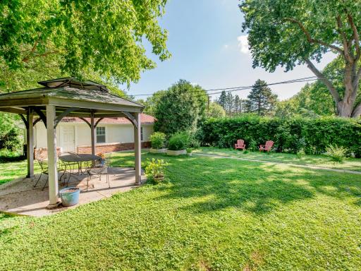 Private back yard