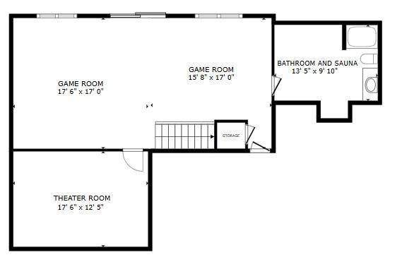Lower Level Floor Plan