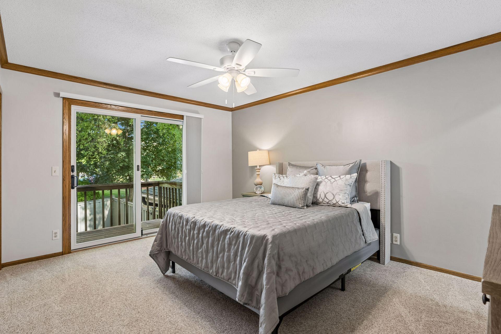 Primary suite with balcony!
