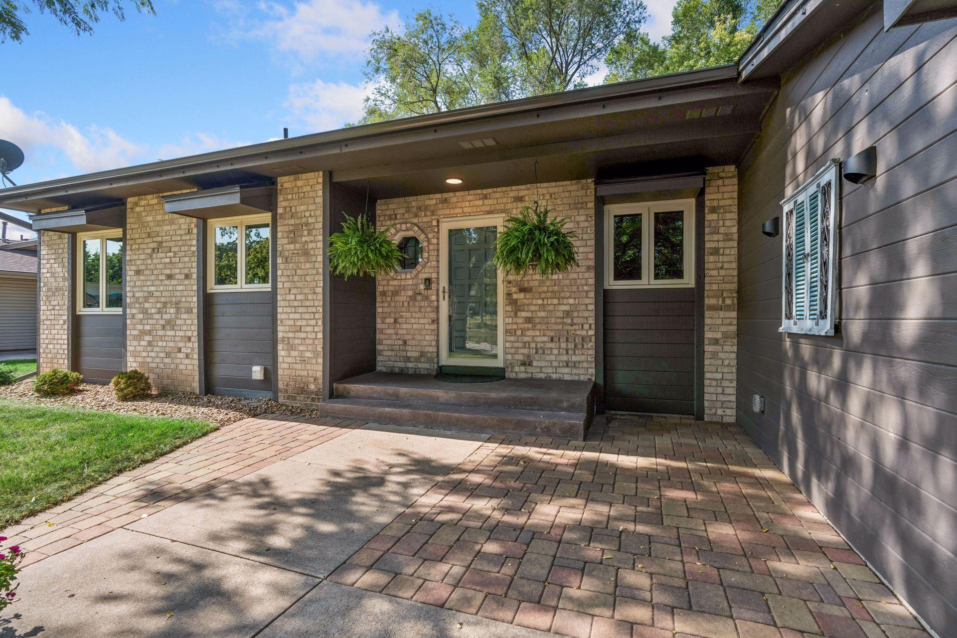 Front paver patio