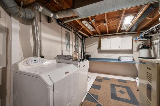 Large laundry area