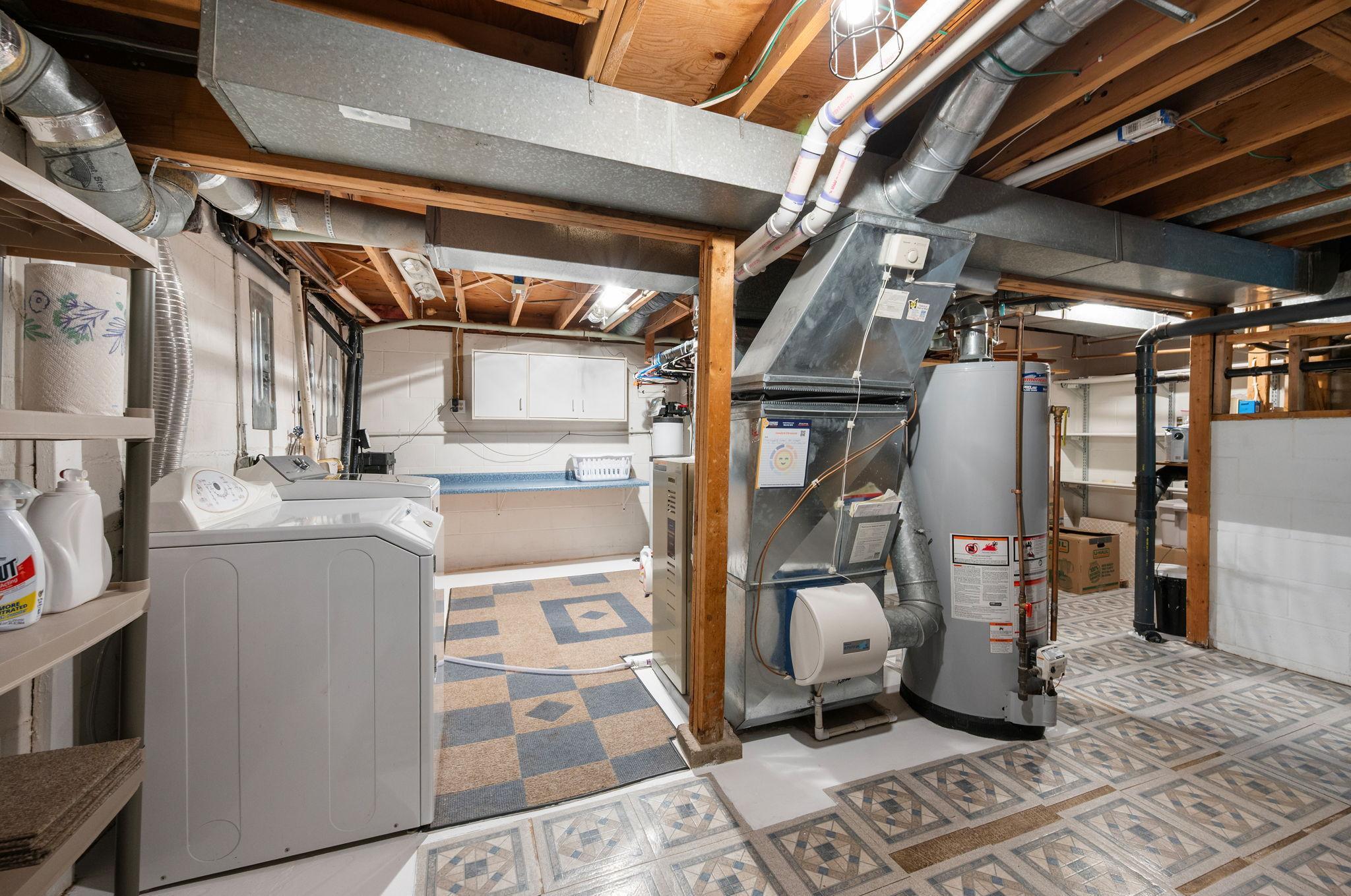 Spacious utility room