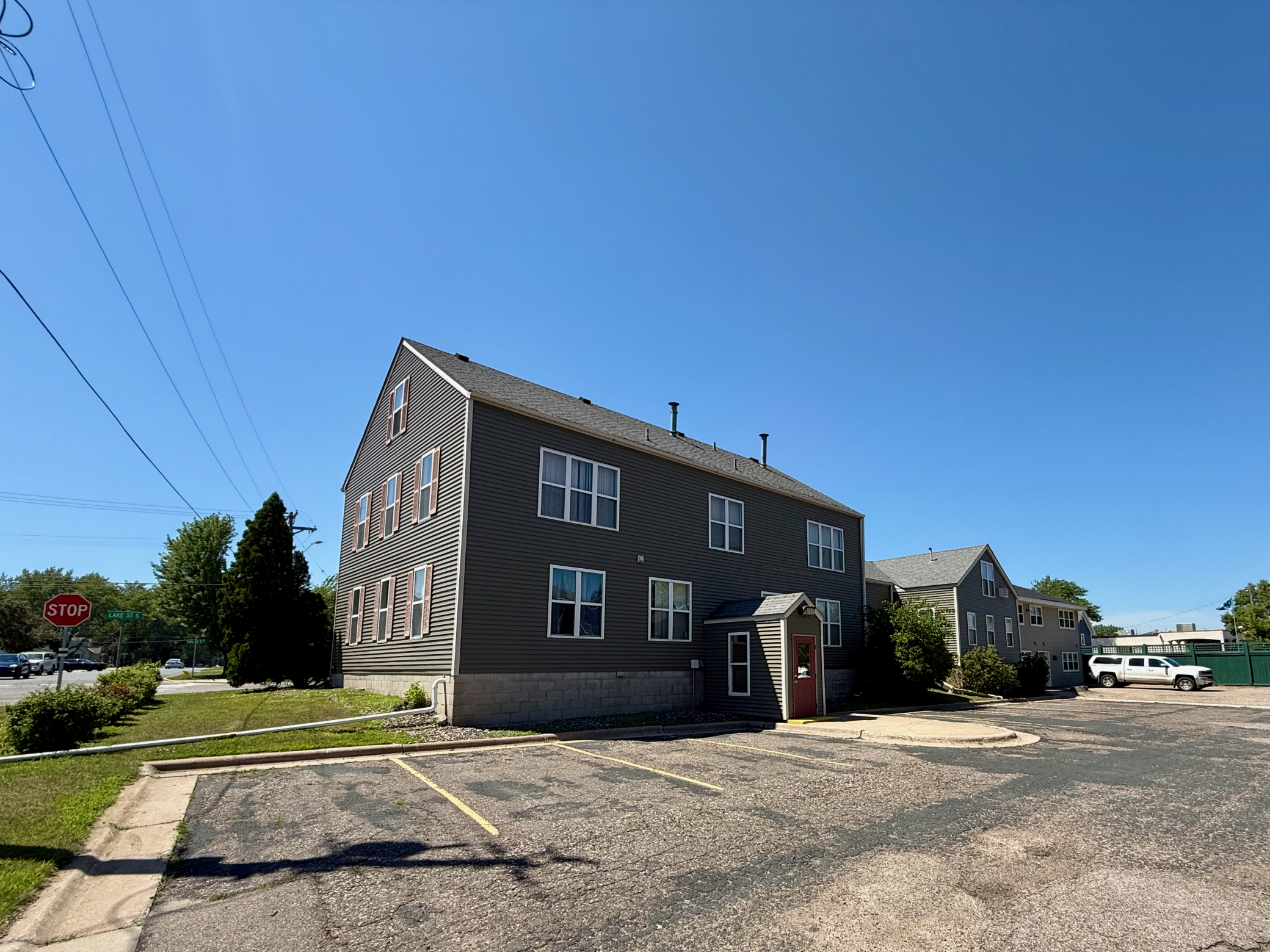Rear of building-179 Lake St. S. Forest Lake MN 55025