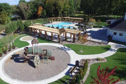 One of two clubhouses and pools in the community