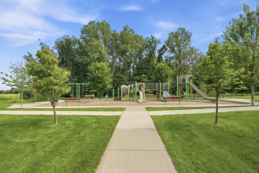 One of four playgrounds in the community. Just steps from your new home.