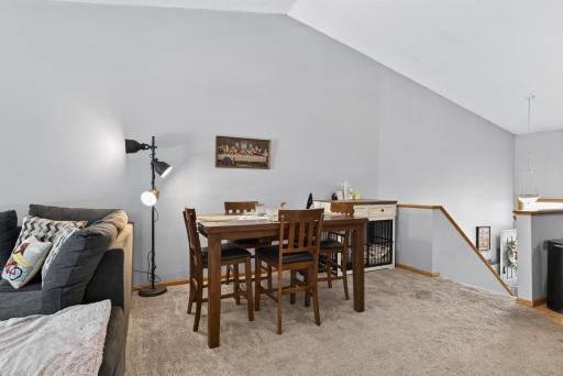 Open floorplan from the kitchen to the large living room and dining room area!